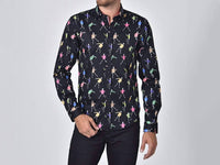 Eight X - Dancing Skeletons Button Down Shirt