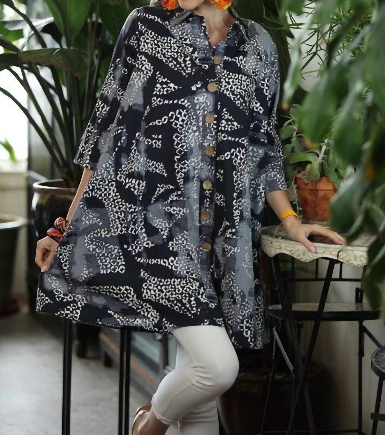 Kikisol - Hatch A-Line Jacket With Buttons