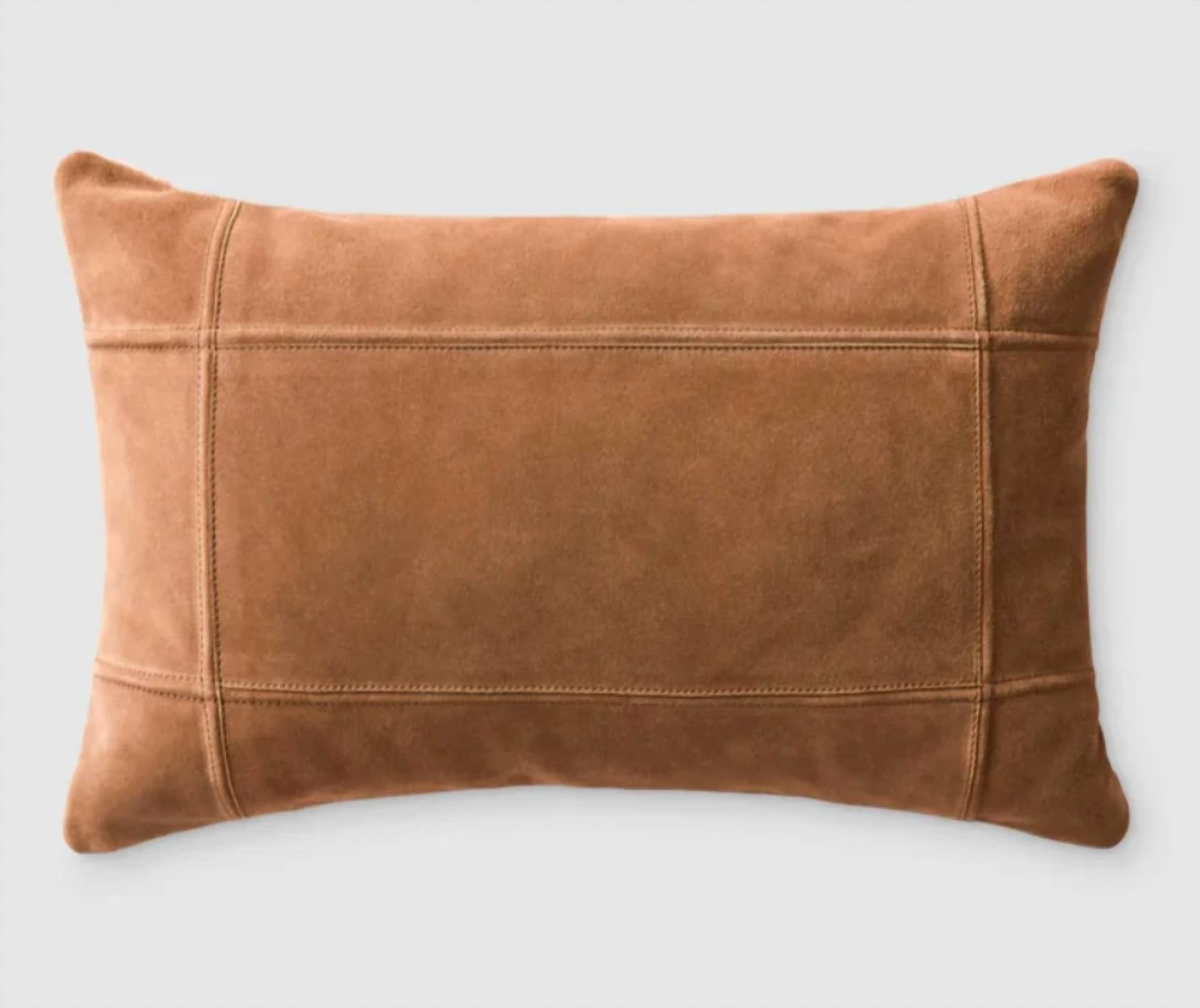 The Citizenry - Ghama Suede Lumbar Pillow