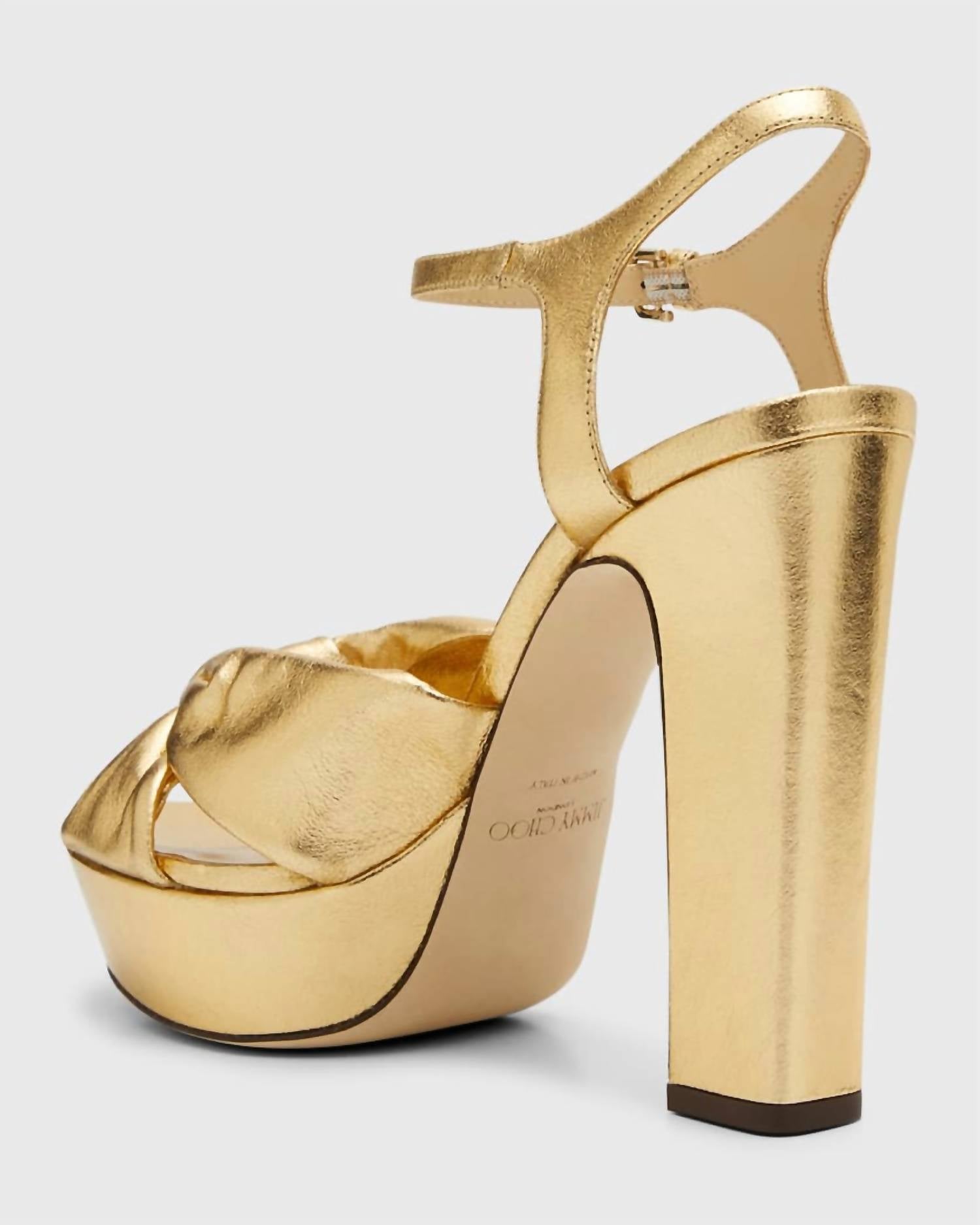 Jimmy Choo - Women's Leather Platform Sandals