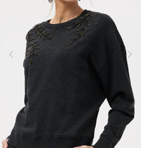 Johnny Was - french terry beaded sweatshirt
