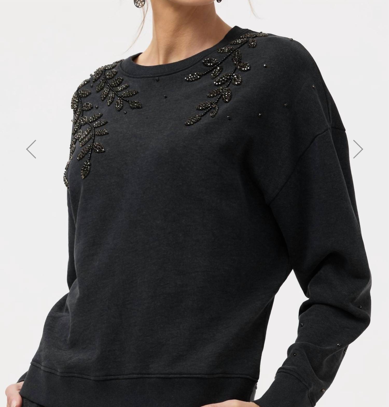 Johnny Was - french terry beaded sweatshirt