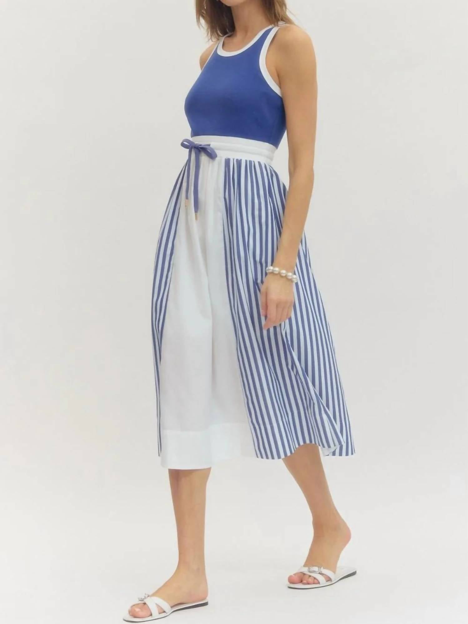 Entro - Color Block Midi Dress