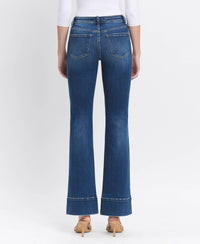 Vervet By Flying Monkey - HIGH RISE TROUSER HEM BOOTCUT JEANS
