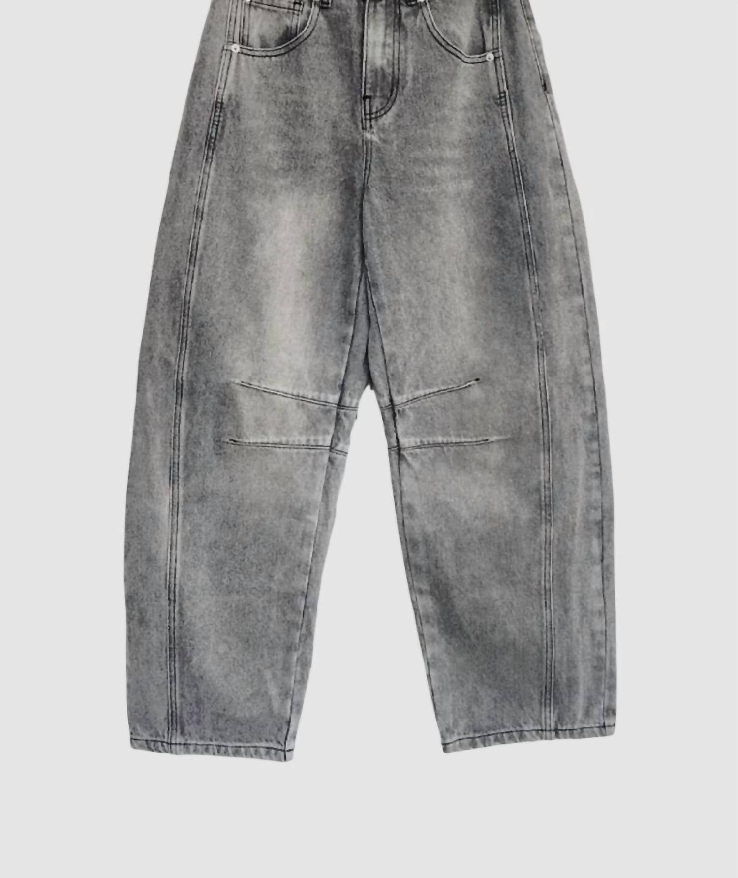 Aaron & Amber - Relax Barrel Jean