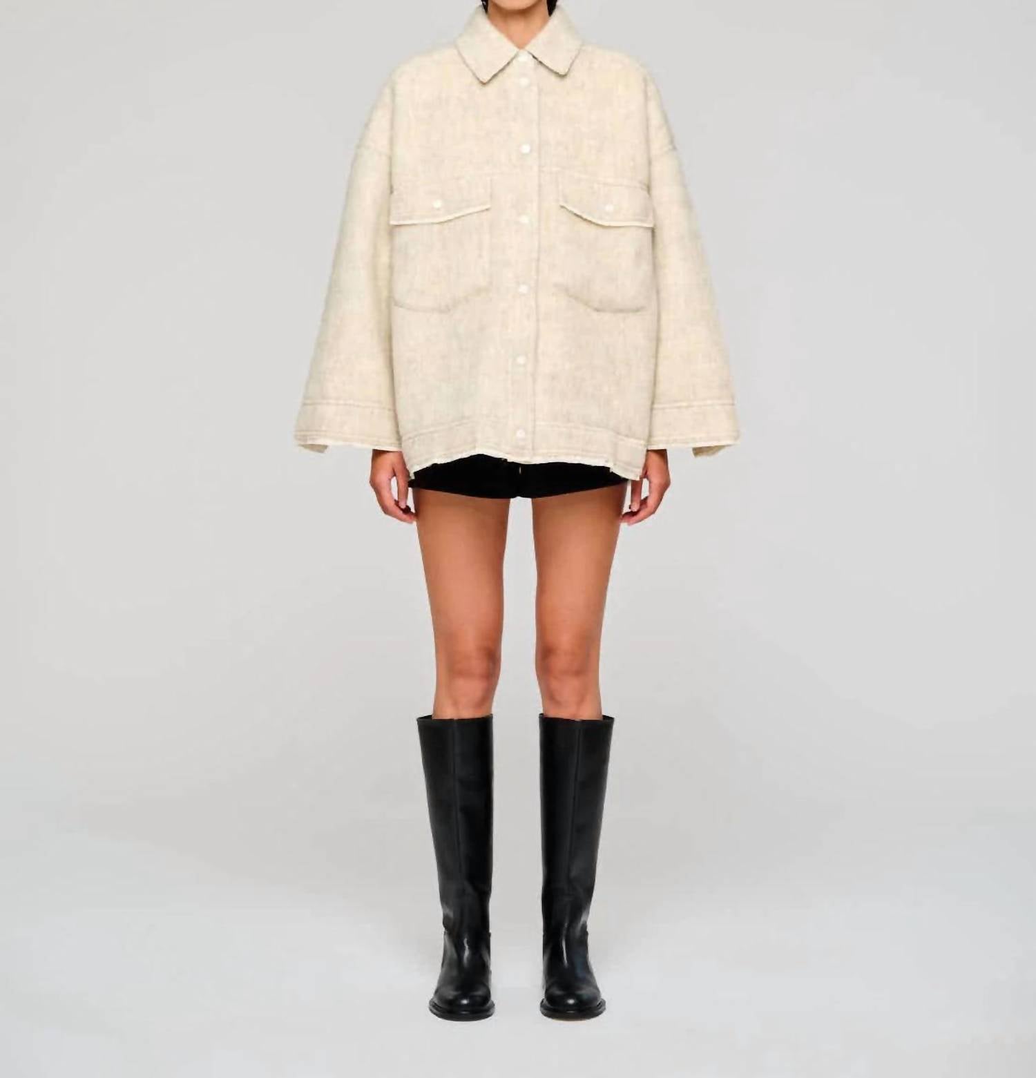 Oofwear - Giacca Wool Overshirt Jacket With Pockets