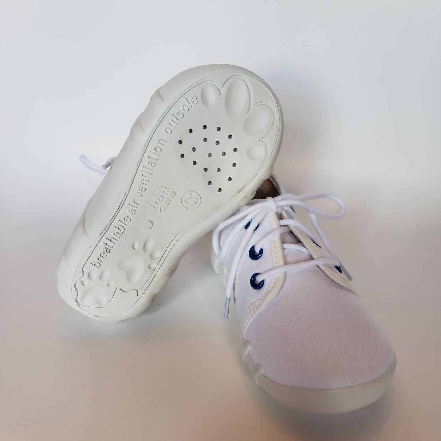Renbut Shoes - Girl's Canvas Lace-up Casual Oxford Sneakers