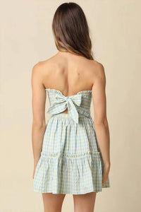 Olivaceous - Sienna Gingham Mini Dress