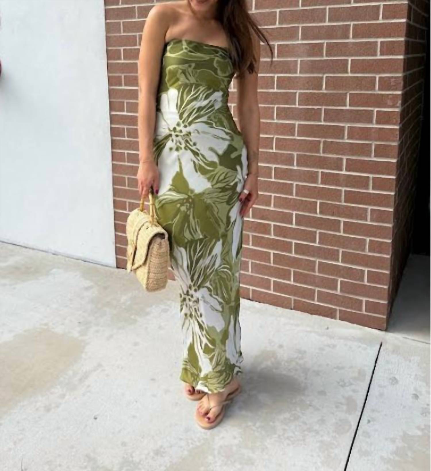 Rococo Sand - Strapless Maxi Dress