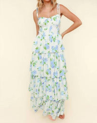 Kori - Tiered Maxi Floral Summer Dress