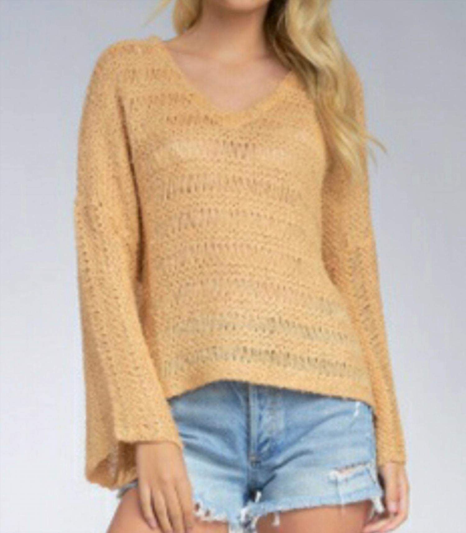 Elan - Open Knit Sweater