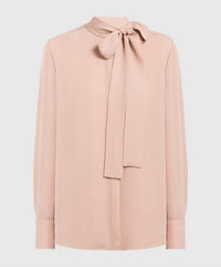 Valentino - Bow Tie Silk Blouse