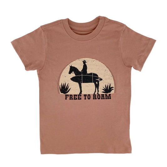 Tiny Whales - Boys' Free To Roam Short Sleeve Tee