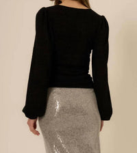 Project Social T - Ruched Center Sweater