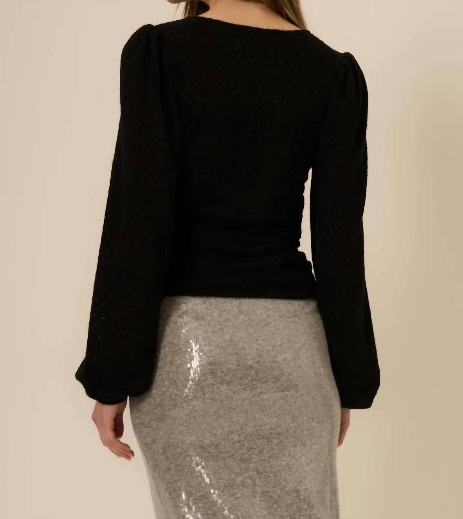 Project Social T - Ruched Center Sweater
