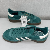 adidas Men's Handball Spezial Sneakers in collegiate green cloud white 1 - men's sneaker - detail view