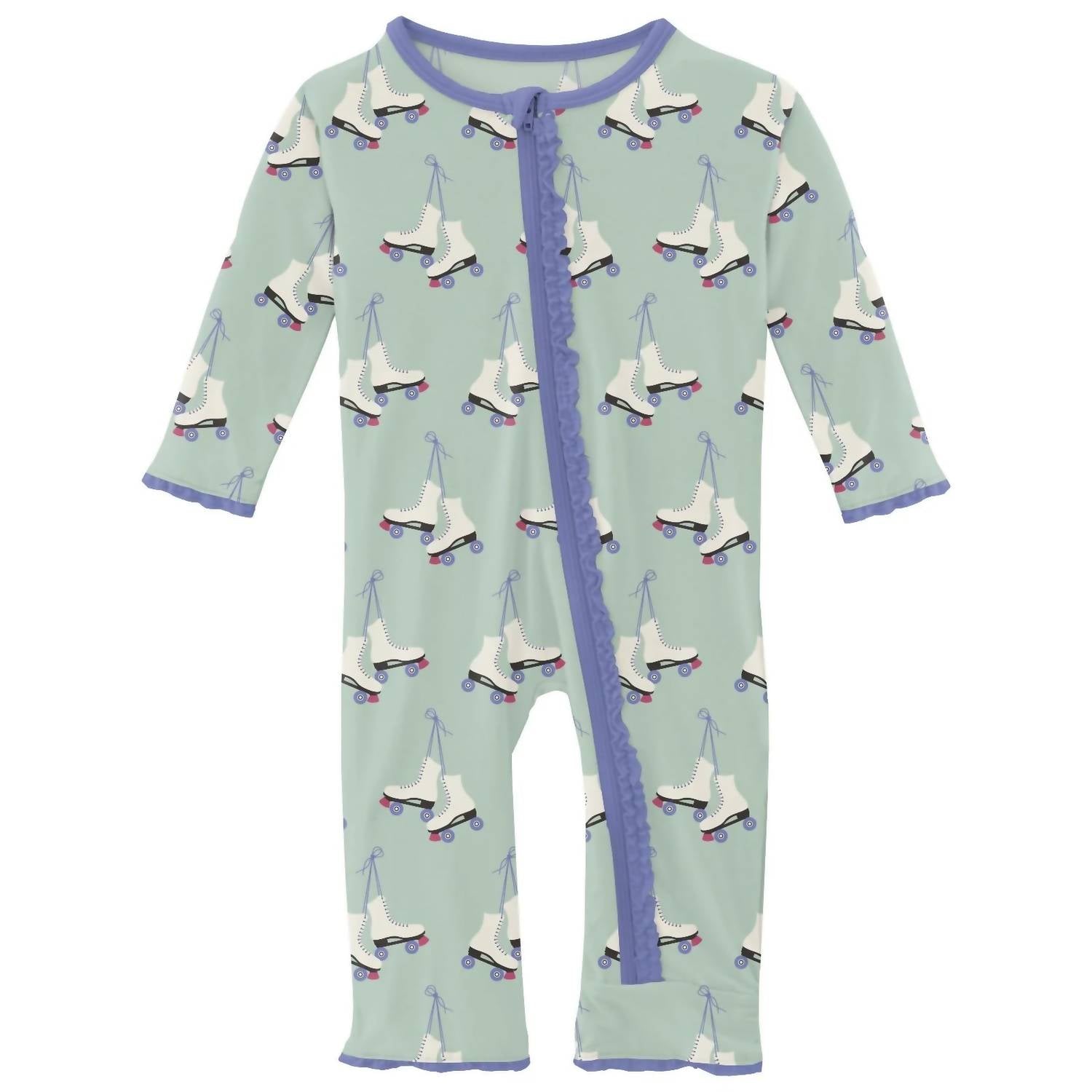 Kickee - Kids' Muffin Ruffle Coverall with Zipper