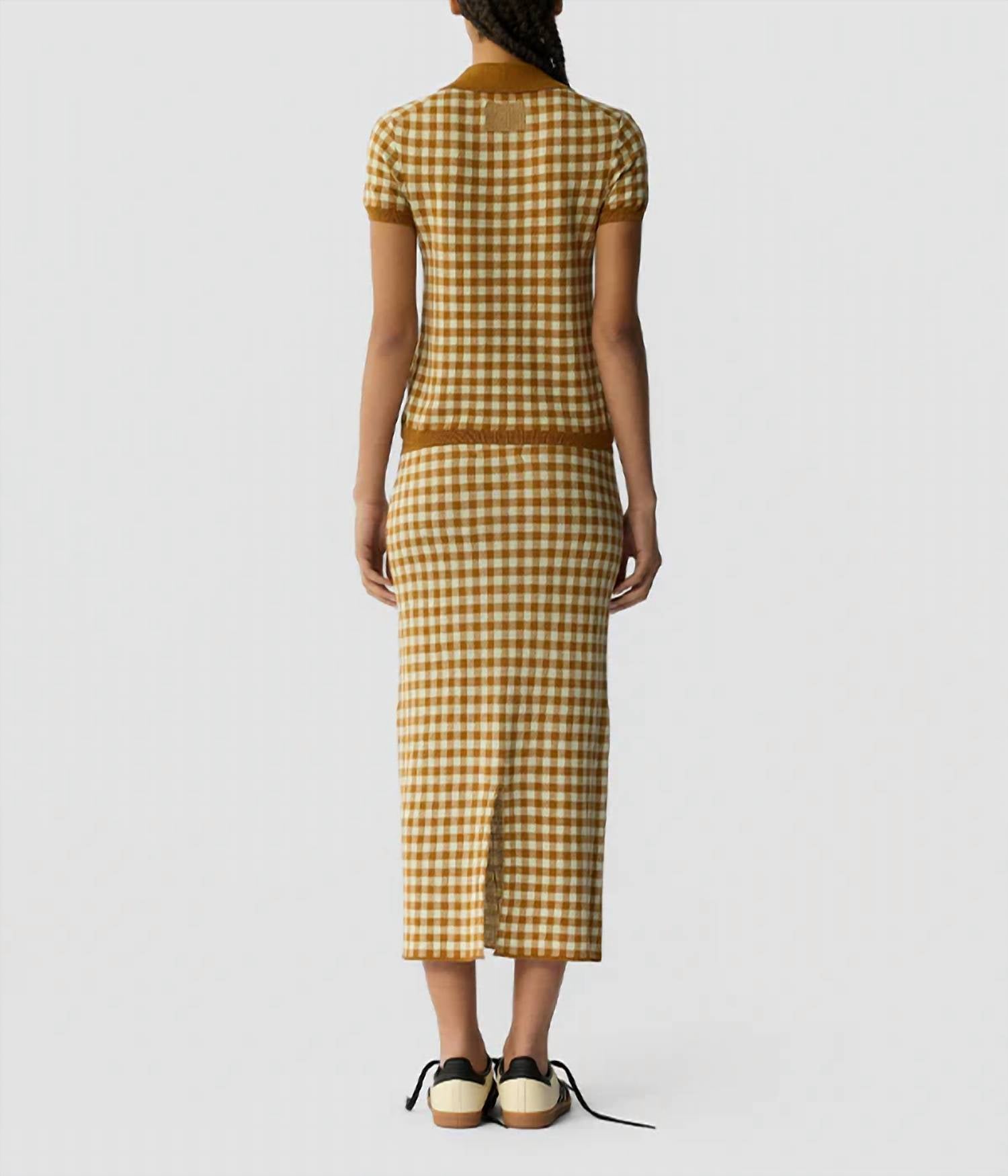 Guest In Residence - Gingham Long Skirt