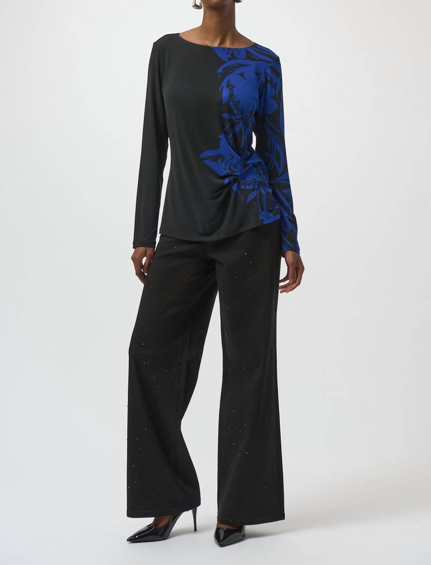 Joseph Ribkoff - Floral Print Straight Top