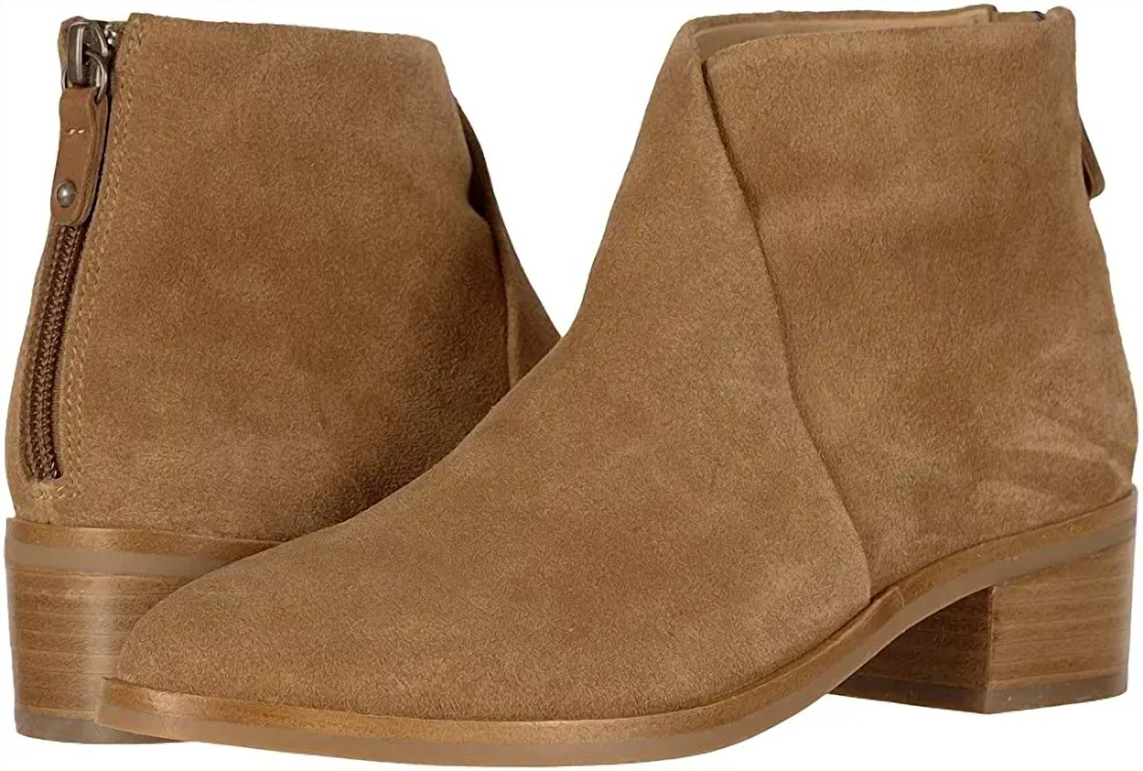 Soludos Women's VENETIAN Bootie in tan suede - women's shoe