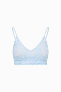 Loveshackfancy - Erza Bow Print Active Bra