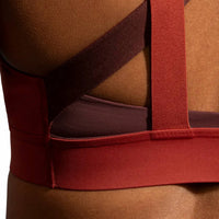 BROOKS Drive Plunge Run Bra in copper run raisin ice blue - women's intimate - alternate view
