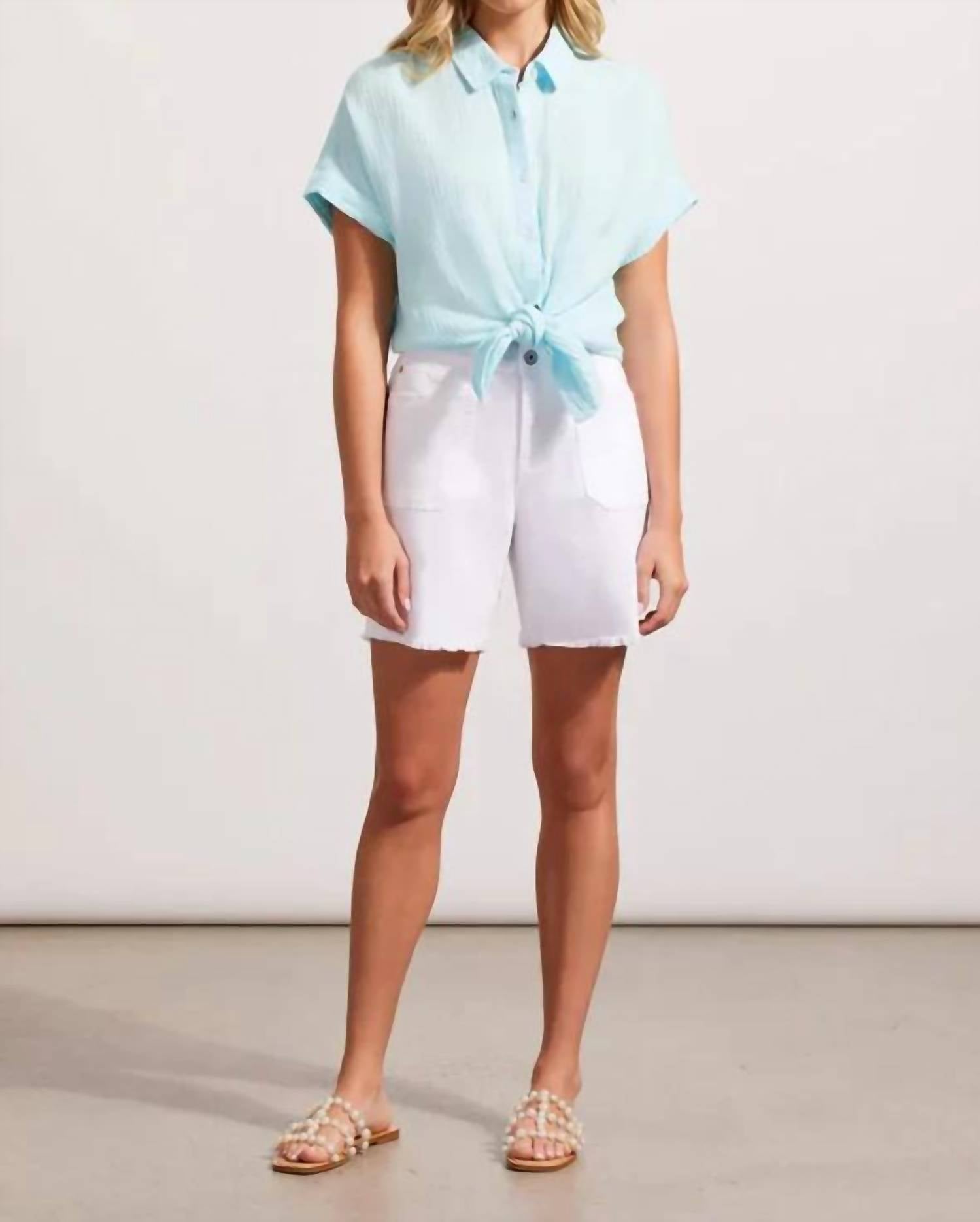 Tribal - Audrey Fit Five Pocket Relaxed Shorts
