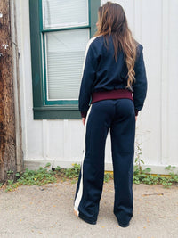 STEVE MADDEN Daisy Drawstring Waist Pant in midnight - women's pants - detail view