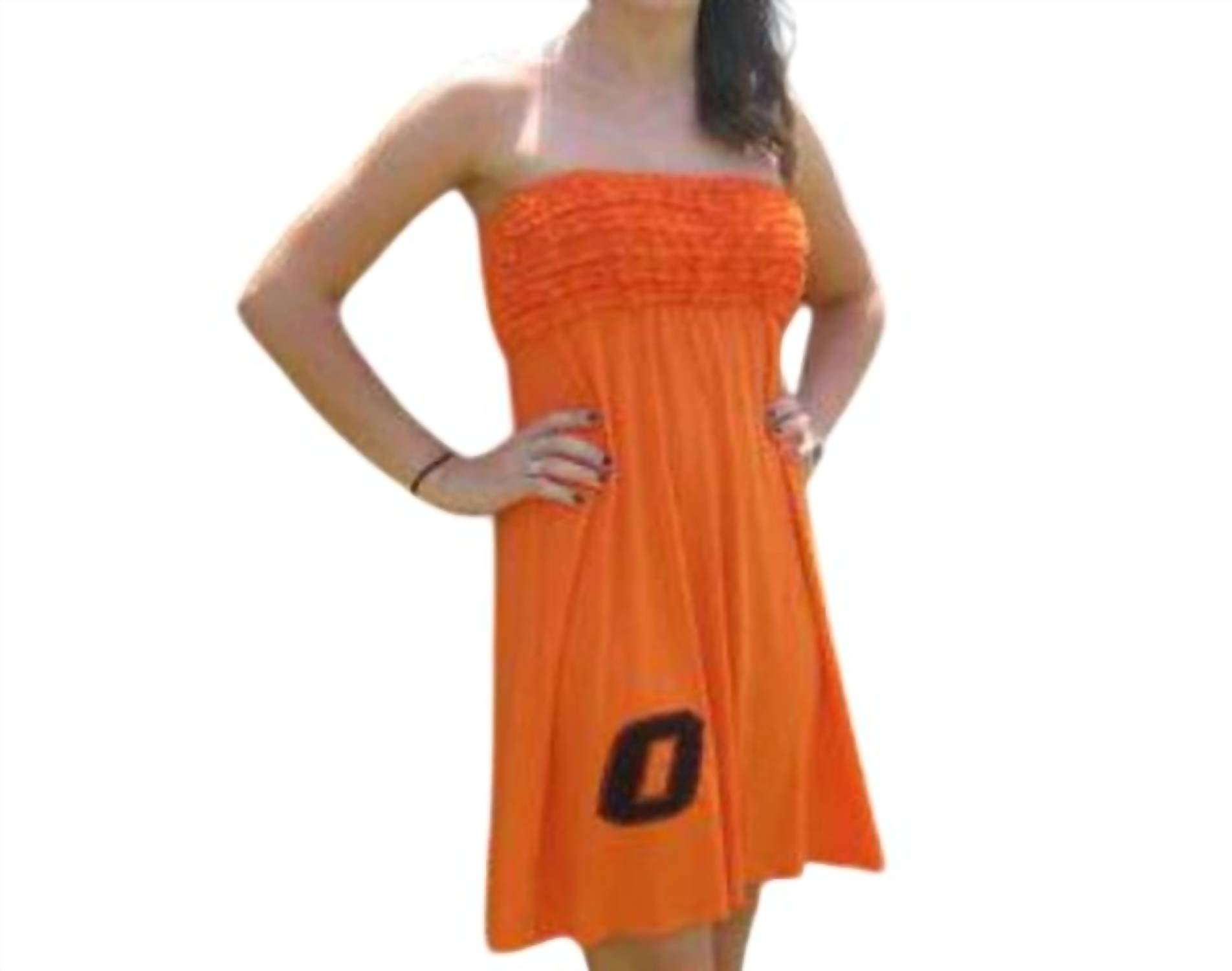 Livy Lu - Oklahoma State University Logo Ruffle Dress