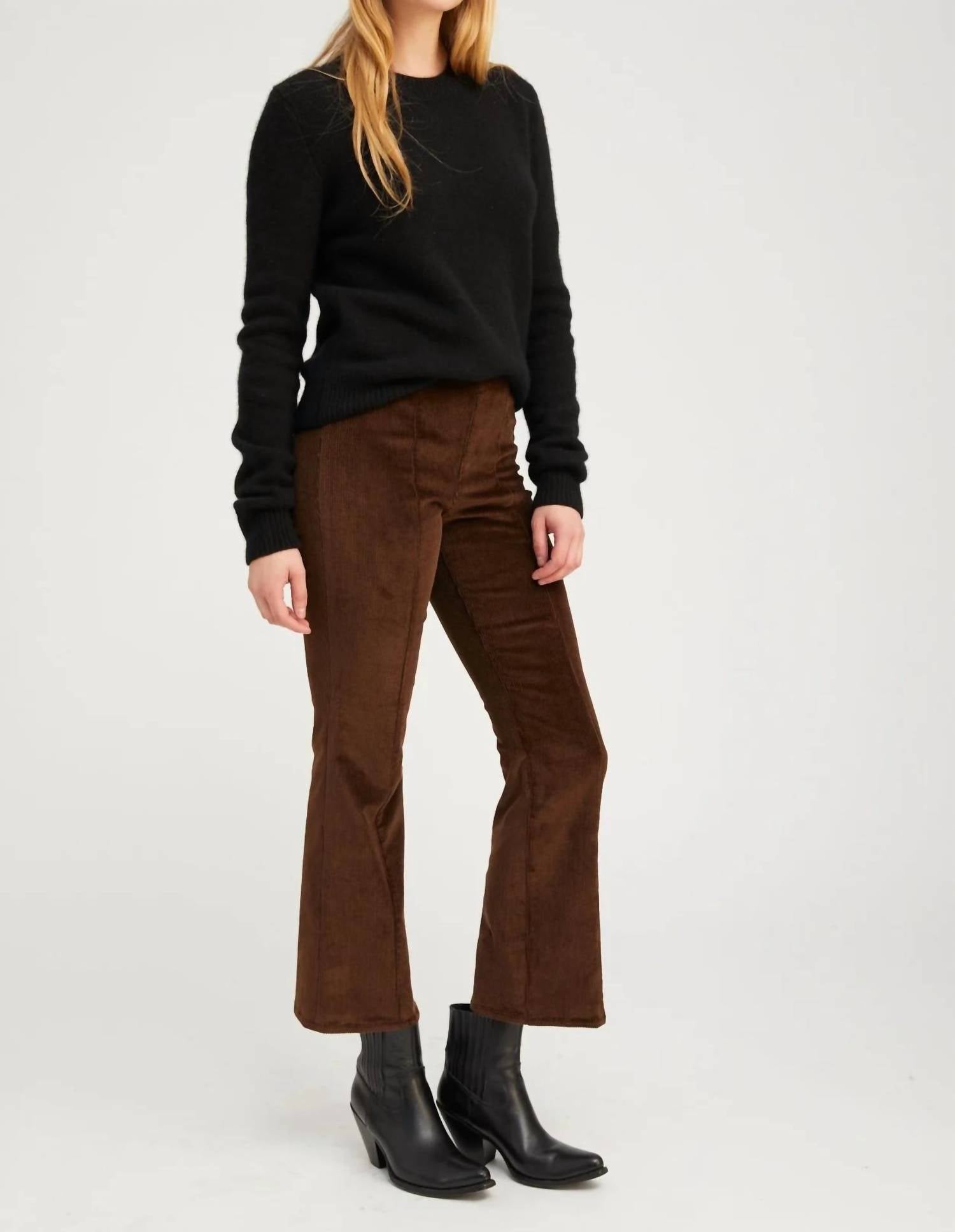 Sprwmn - Corduroy Ankle Flare Jeans