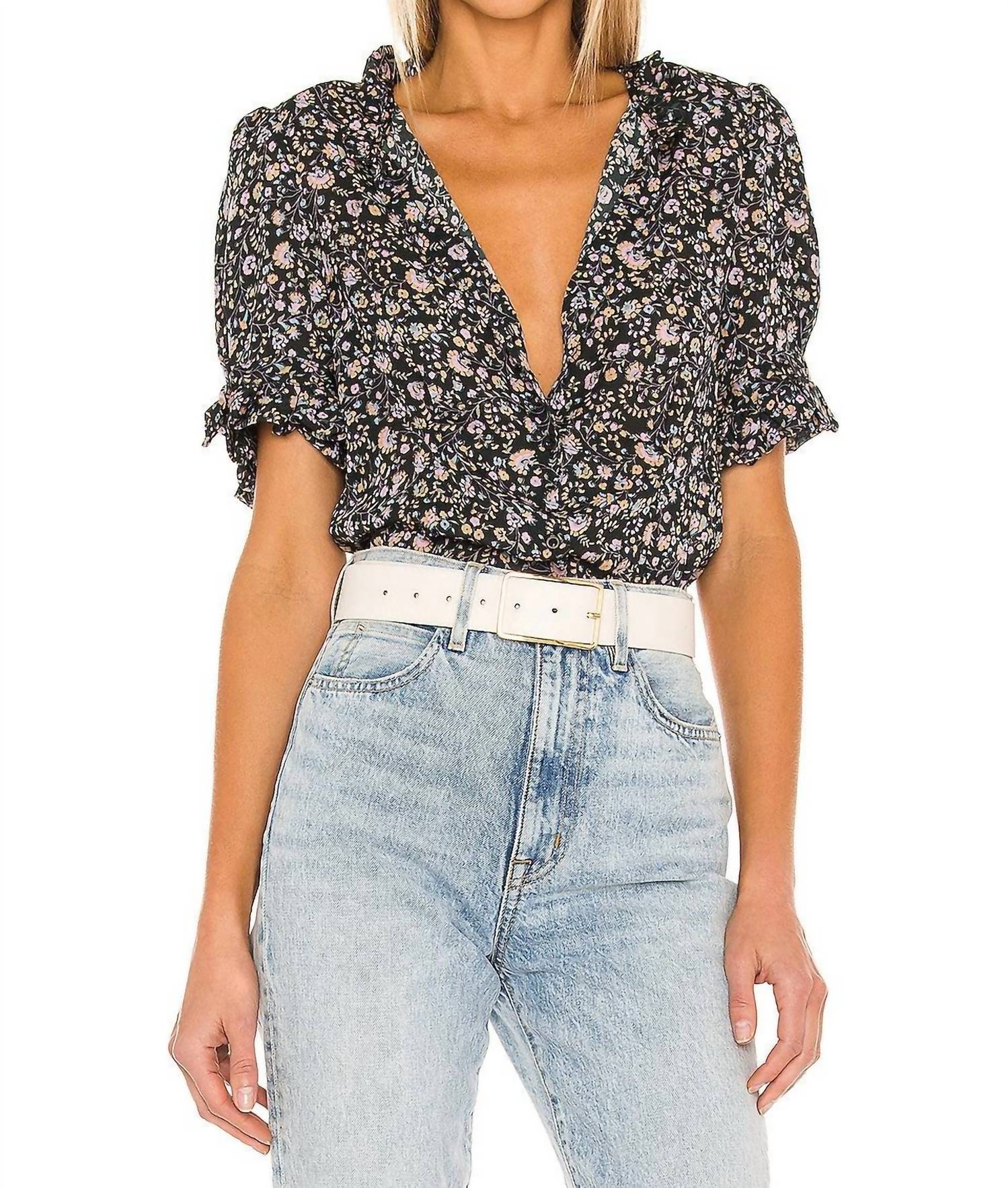 Selkie - Bistro Scalloped Hem Blouse