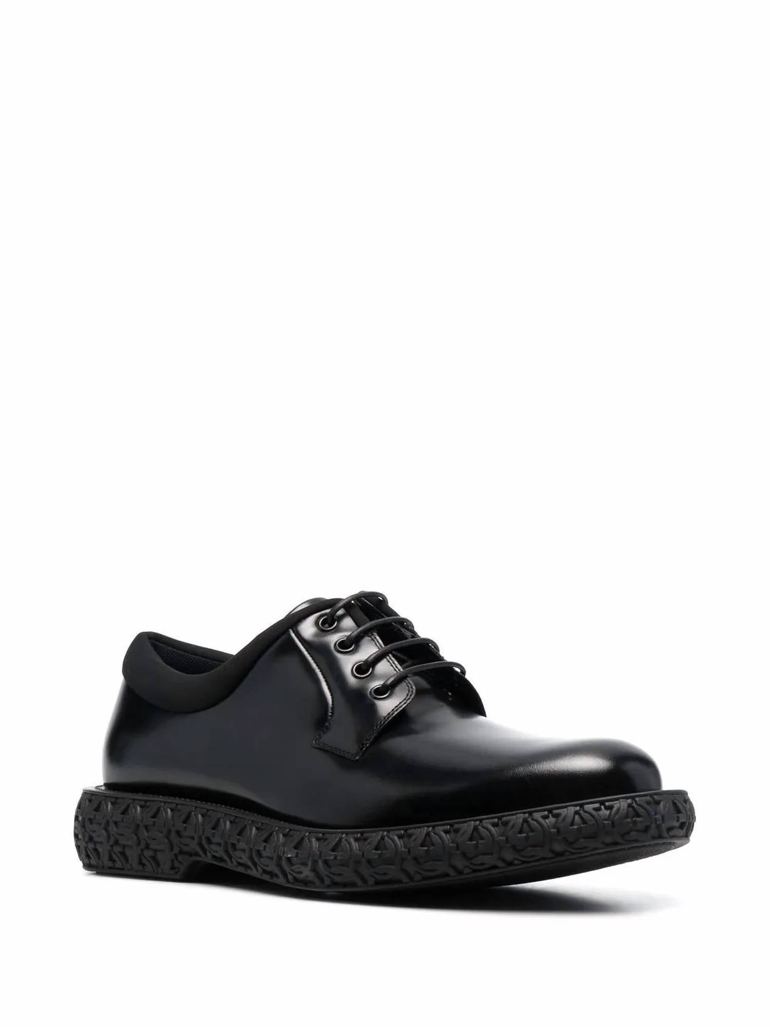 Salvatore Ferragamo - Men's Mark Leather Derby Shoes