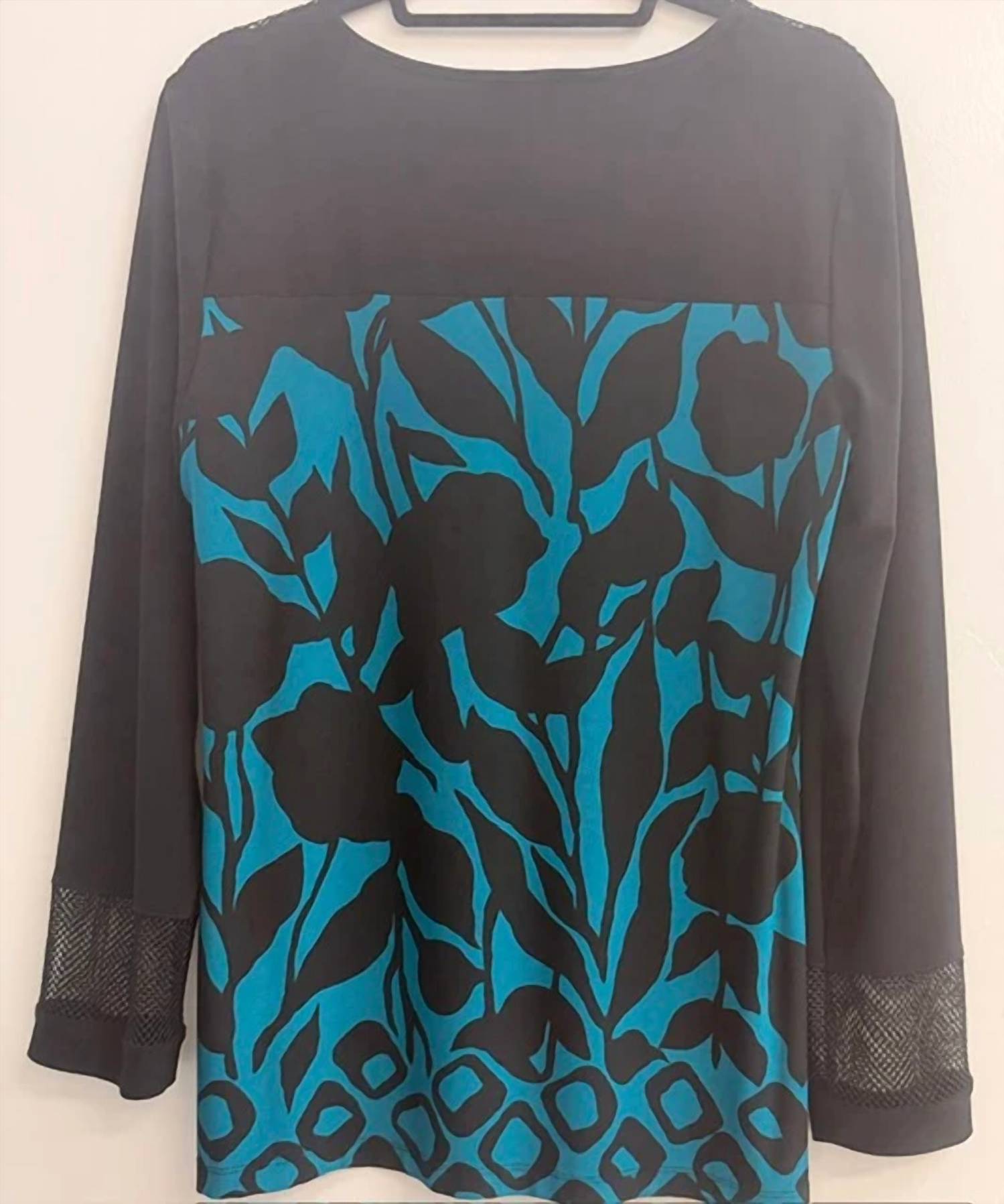 Joseph Ribkoff - Women's Crewneck Floral Top