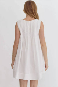 Entro - Simply Chic Sleeveless Babydoll Dress