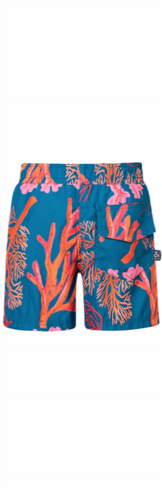Appaman - Boys Blue Coral Swim Trunks