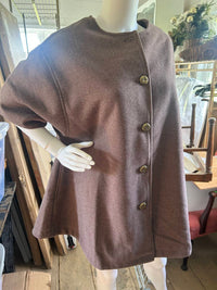 Before You - Women's 3/4 Sleeve Button Up Wool Jacket