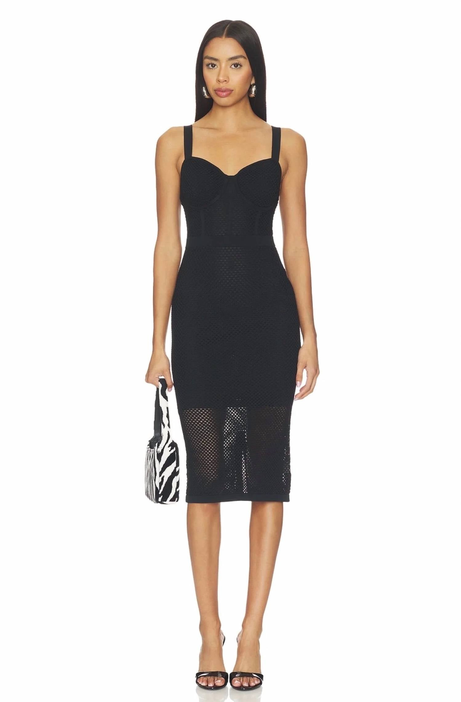 L'Agence - Michelle Bra Cup Pointelle Dress