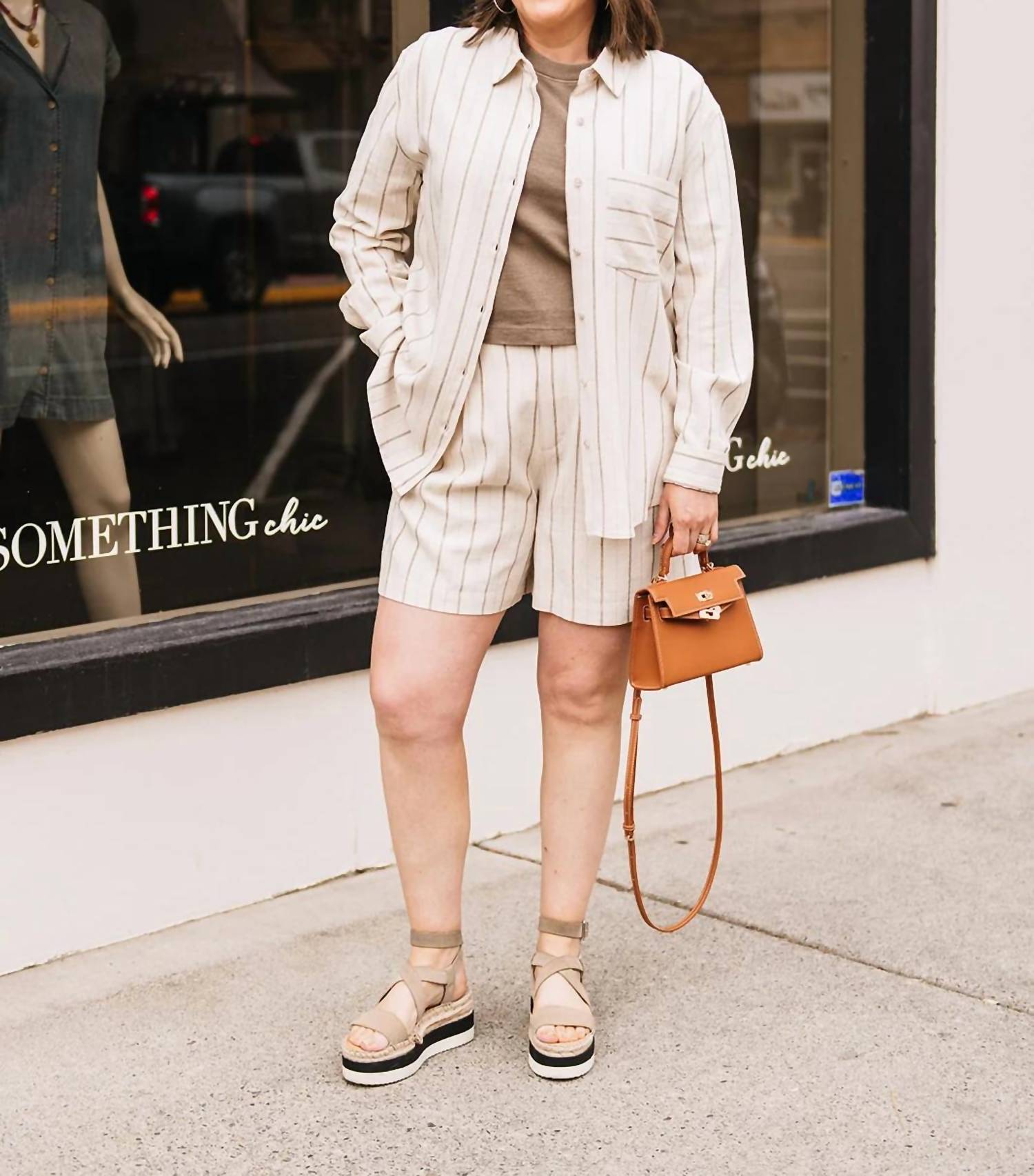 Gentle Fawn - STRIPED LINEN SHIRT