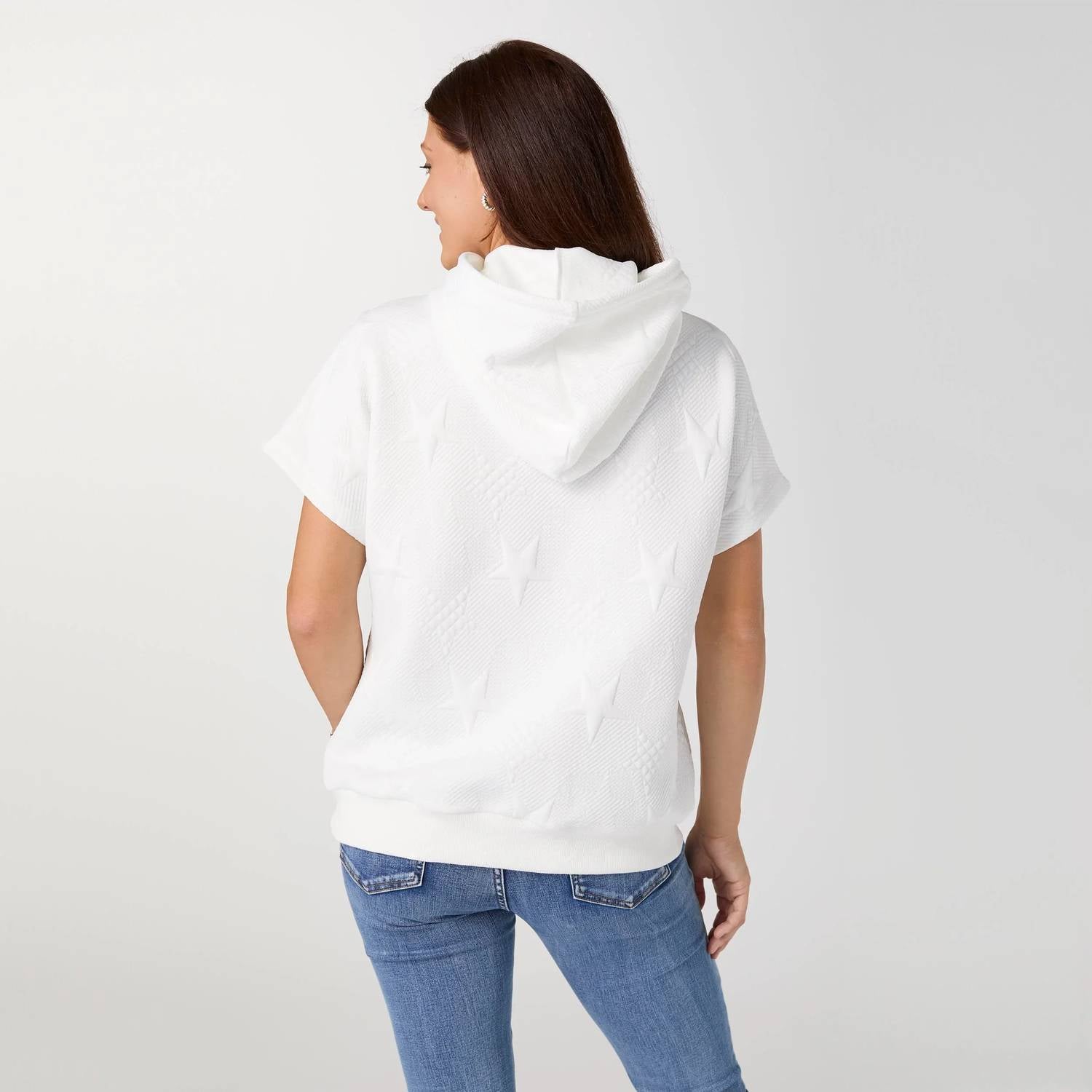 Coco + Carmen - Arianna Short Sleeve Hoodie