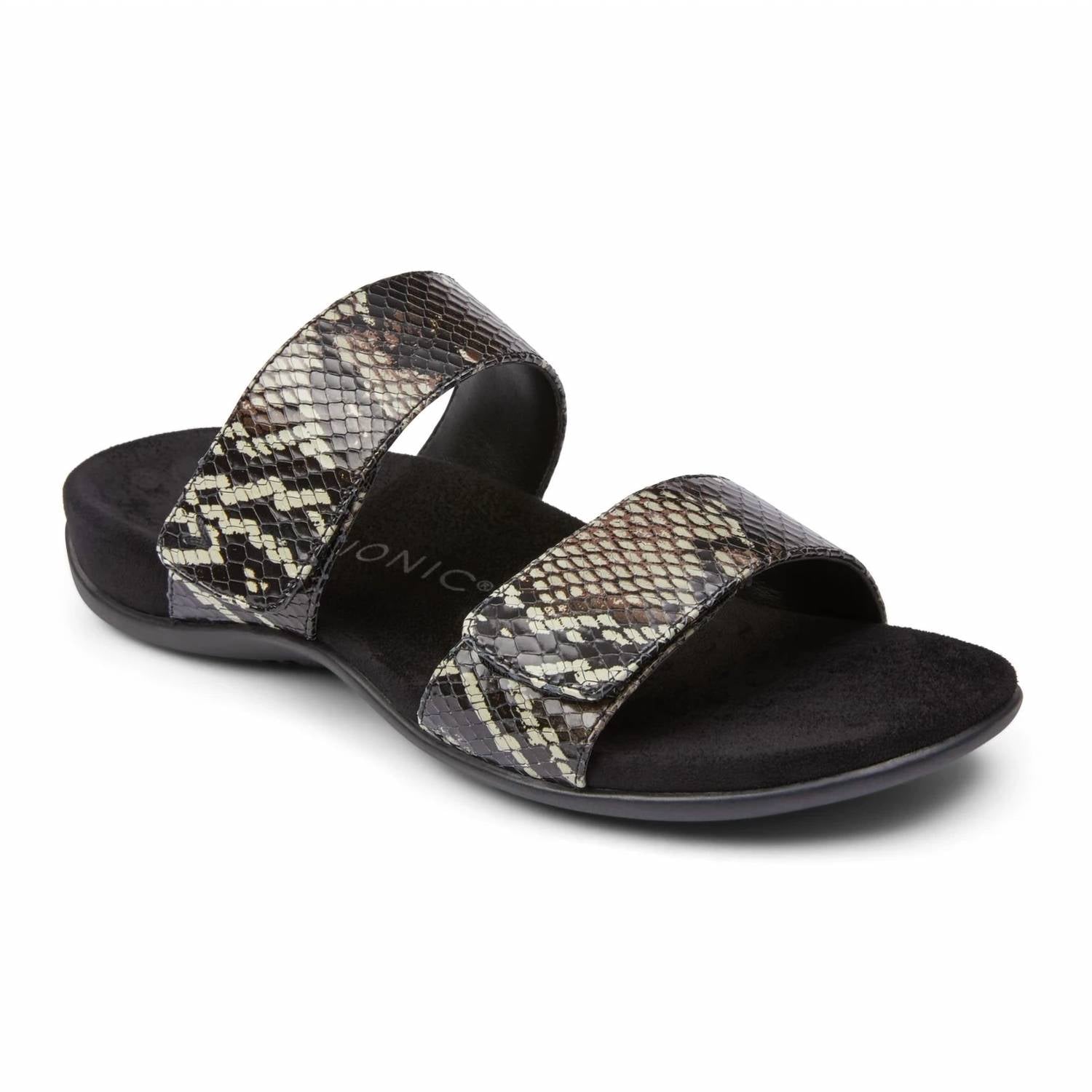 VIONIC WOMEN'S RANDI II SLIDE SANDAL in black - women's sandal