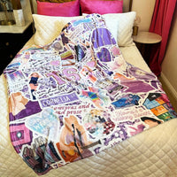 Small Shop - Girls' Eras Tour Music Inspired Plush Throw Blanket