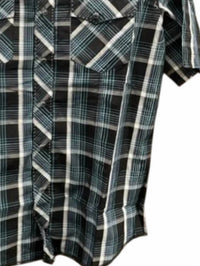 Wrangler - Men's Plaid Short Sleeve Shirt