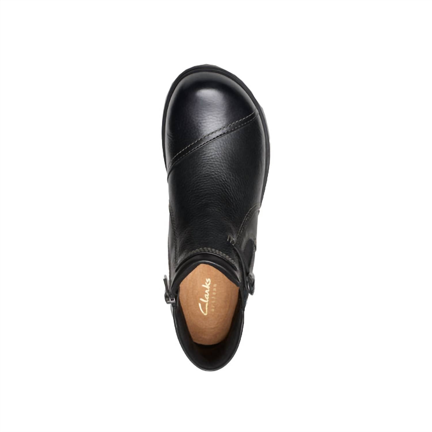 Clarks Women's Certina Joy Ankle Boots in black - women's shoe - view 4
