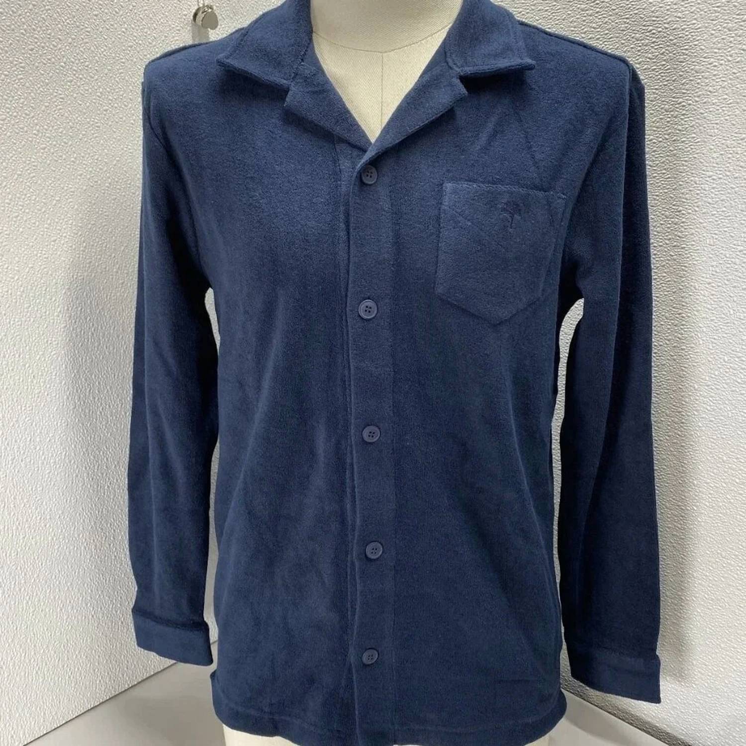 Oas - Men’s After Swim Terry Button-up Shirt
