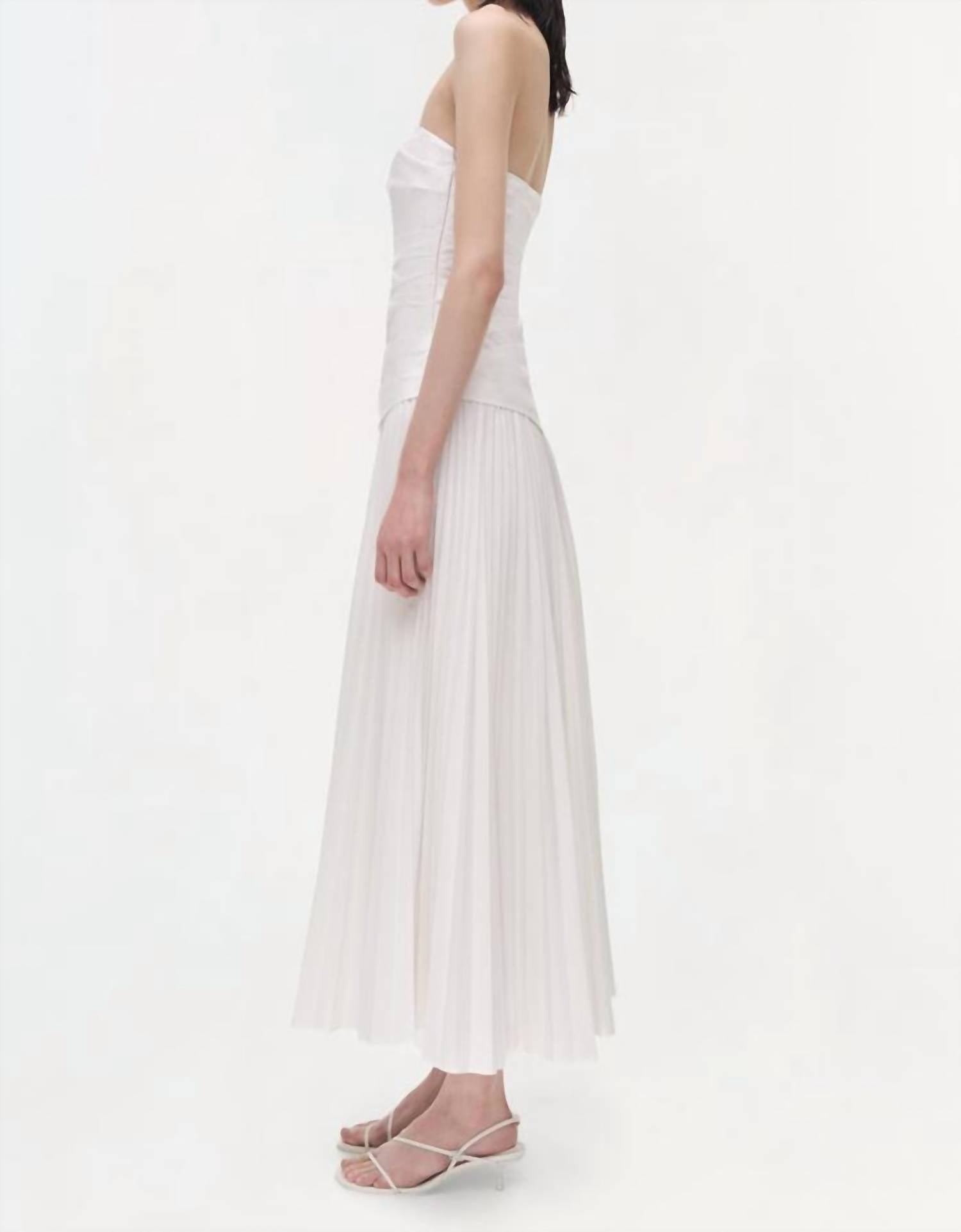 Simkhai - Arie Strapless Midi Dress