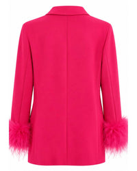 Better Be - Women's Feather At Wrist Blazer