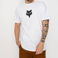 Fox Racing Fox Head Premium Tee in optic white - men's t-shirt
