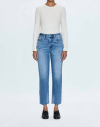 PISTOLA Charlie High Rise Classic Straight Jean in rhythm vintage - women's jeans - view 4