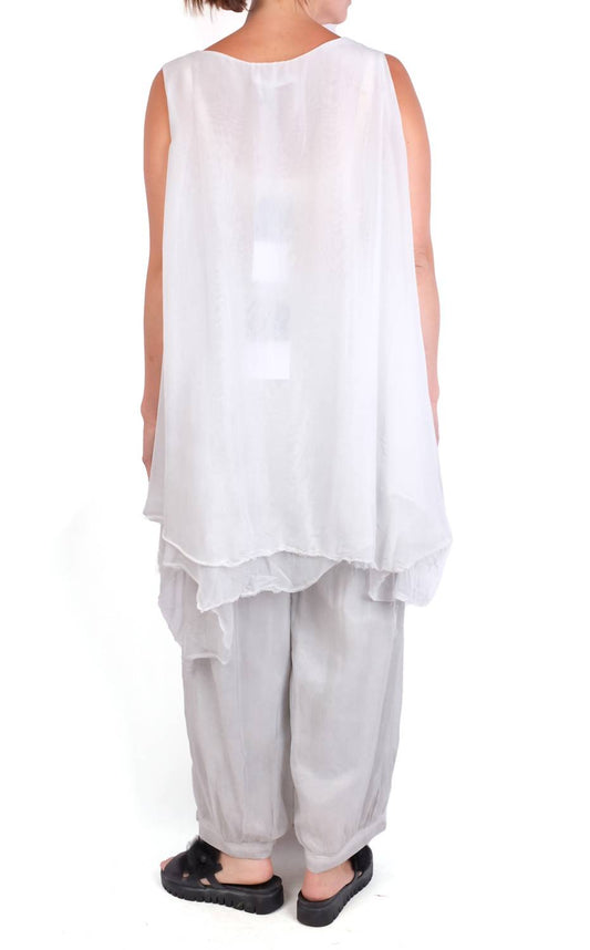 Baci - Elastic Waist Harem Pant