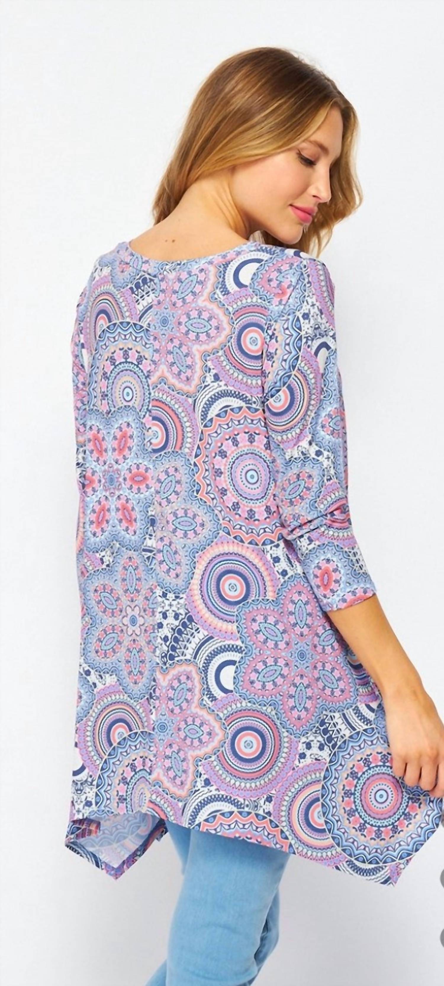 Honeyme - Mandala Sharkbite Top